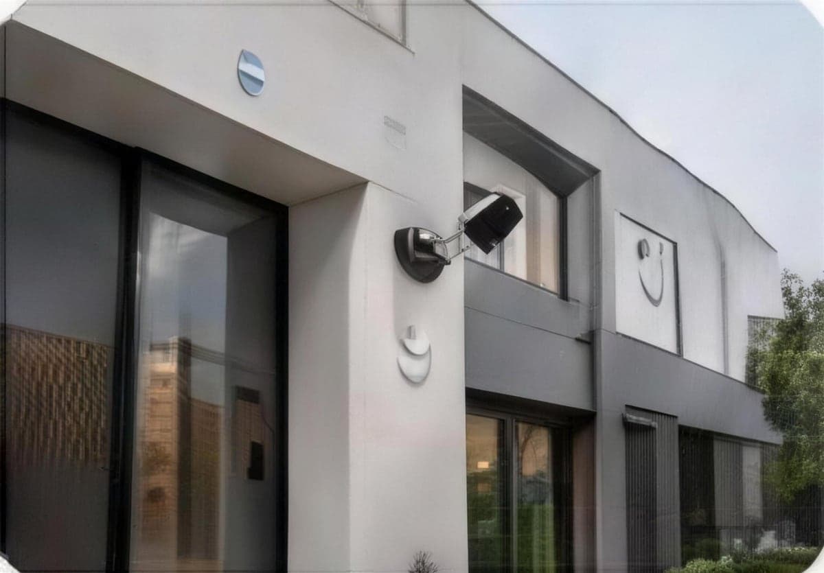 Commercial building entrance